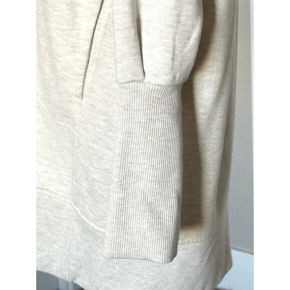 Athleta Mala Hoodie Dress, Light Oatmeal Heather SIZE S - Picture 9 of 13